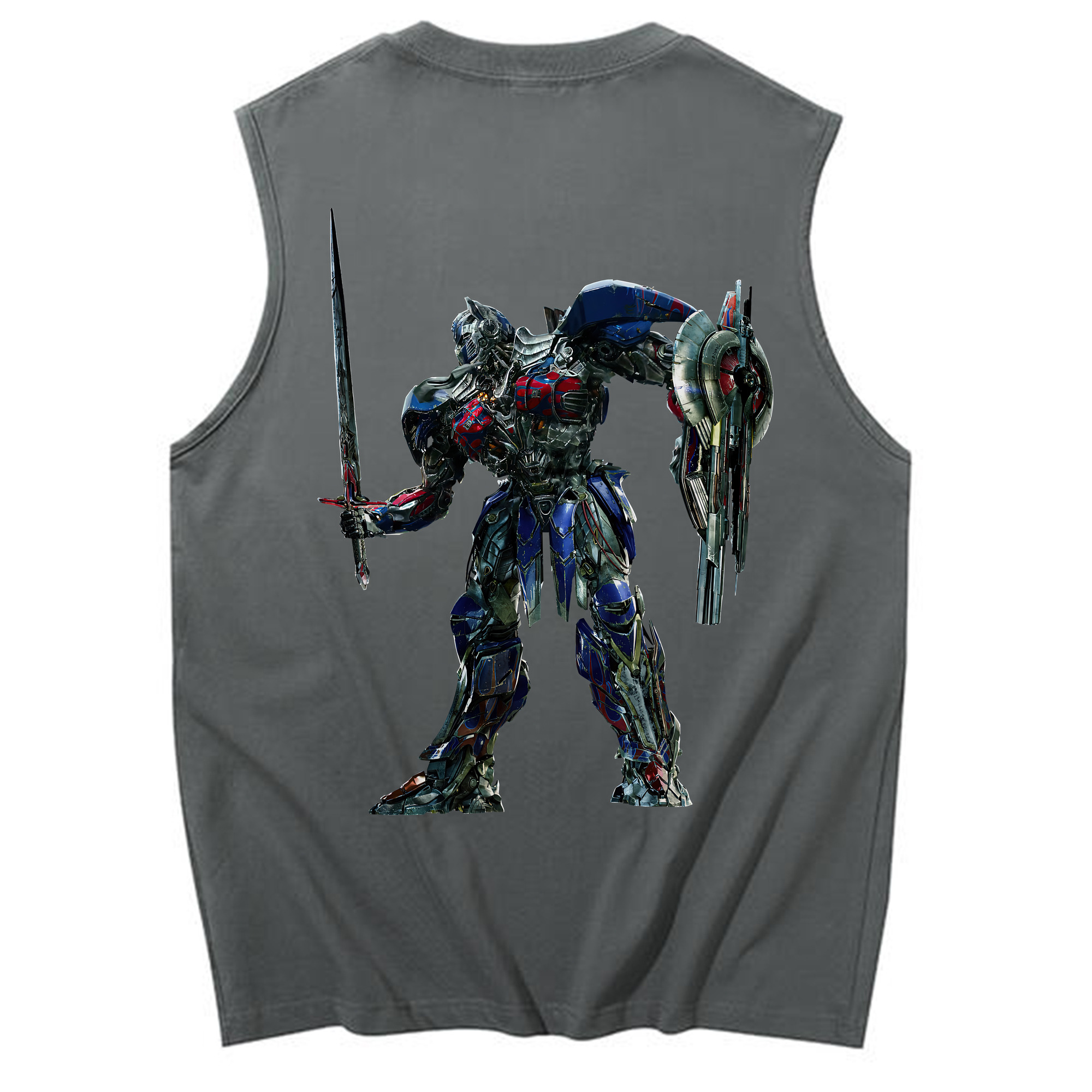 （画像用） Transformers トランスフォーマー コットン100％タンクトップ（背面プリント）